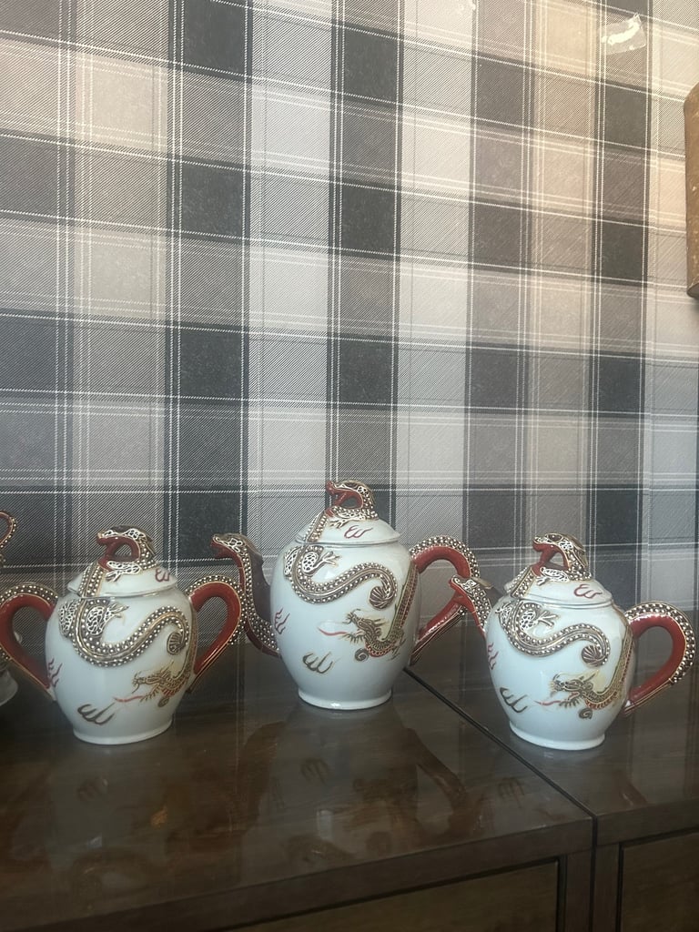 Geisha Japanese tea set 