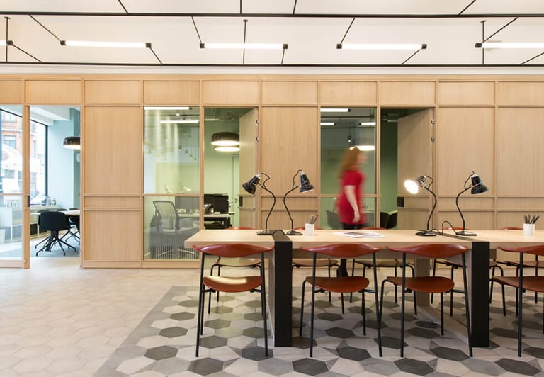 Furnished offices to rent in *Great Portland St*. Office Spaces for 2 to 50 desks W1