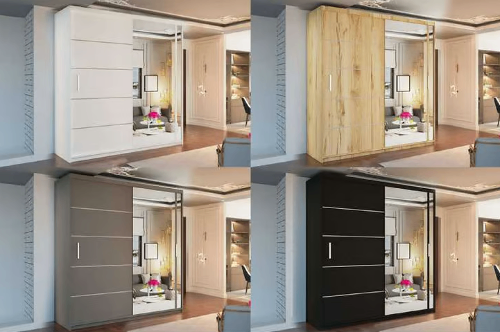 ⭐Mega Sale On 👉 Brilliant Quality 2 & 3 Sliding Door Wardrobe Available With Home Delivery⭐⭐