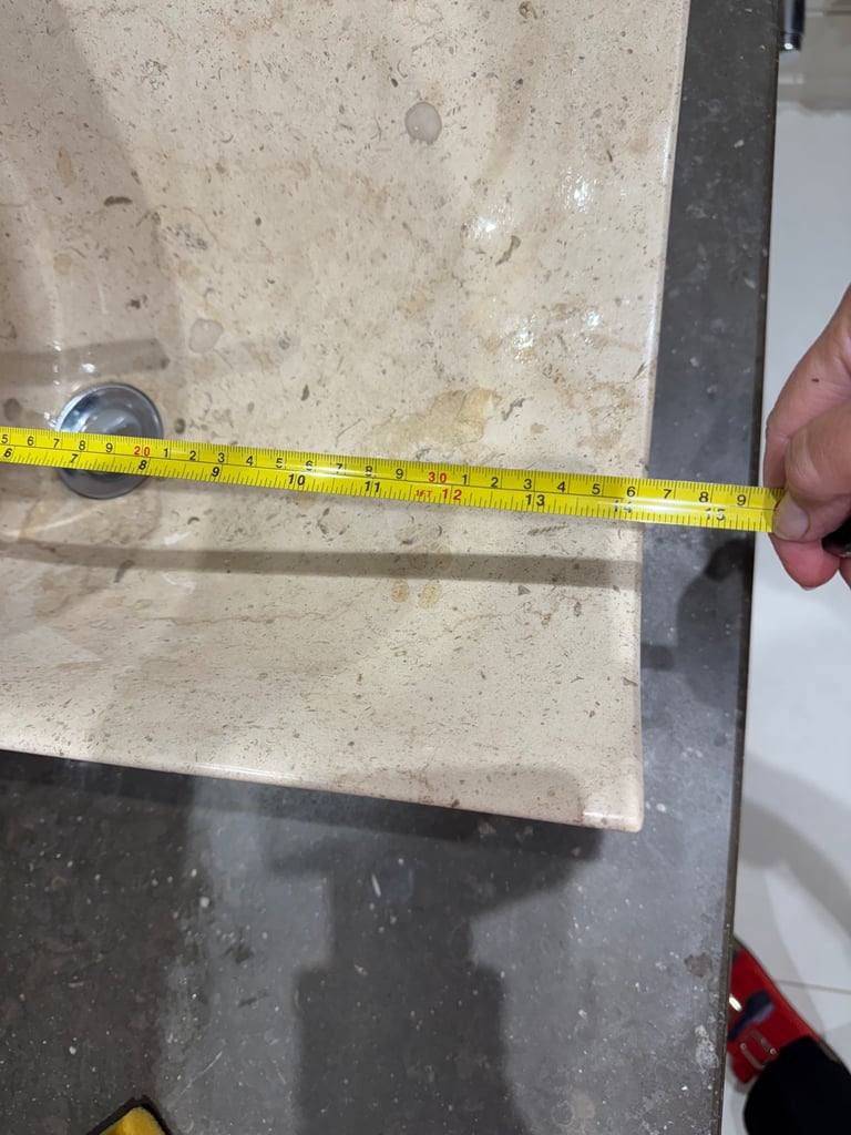 Shaped Stone Sink