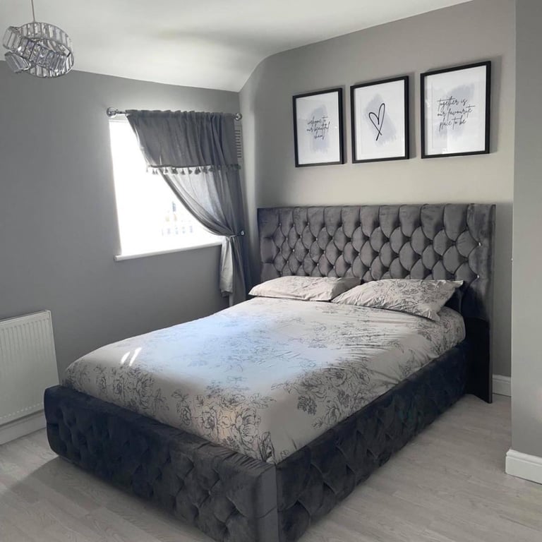 image for A Selection Of Luxury Double Bed Frames With Memory Mattress Included Available Asap