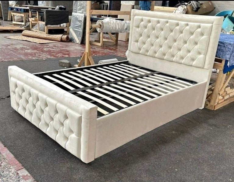 image for ❤ Hilton Double Bed Single Bed - Storage With Mattress 