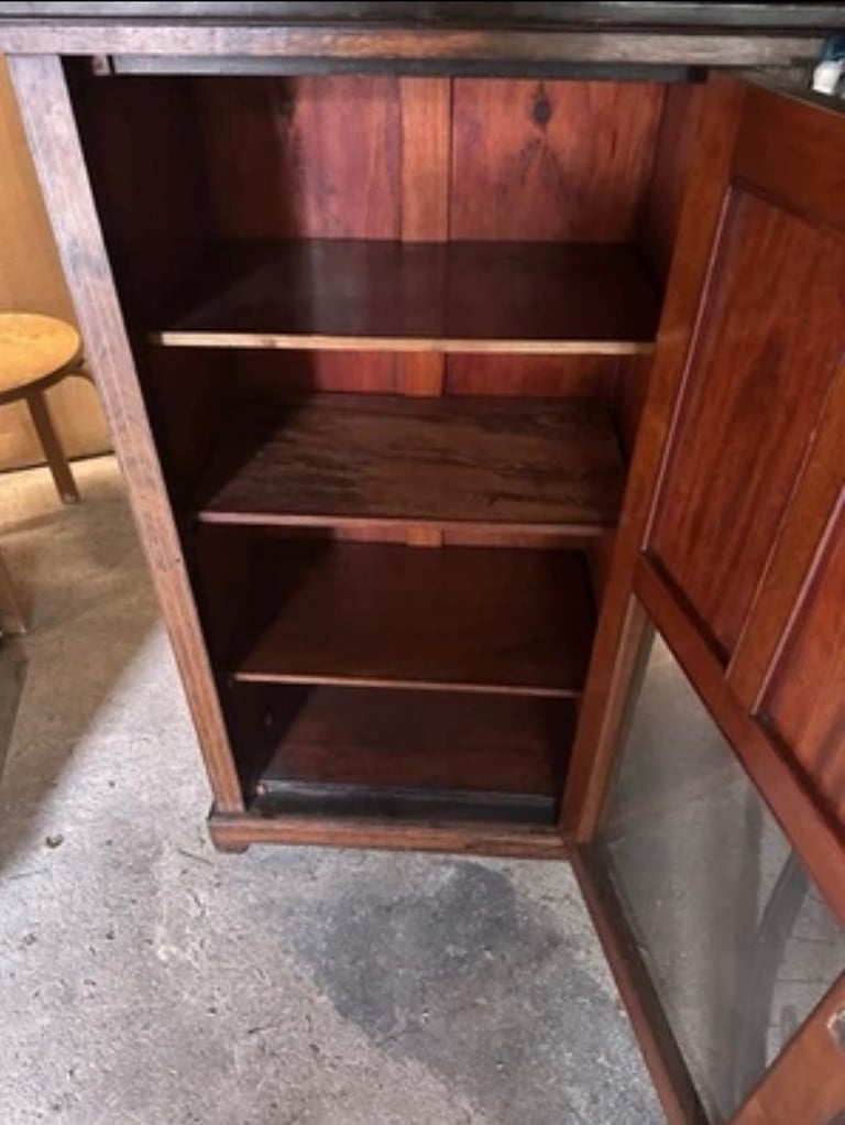 Edwardian Inlaid Rosewood LP Cabinet 