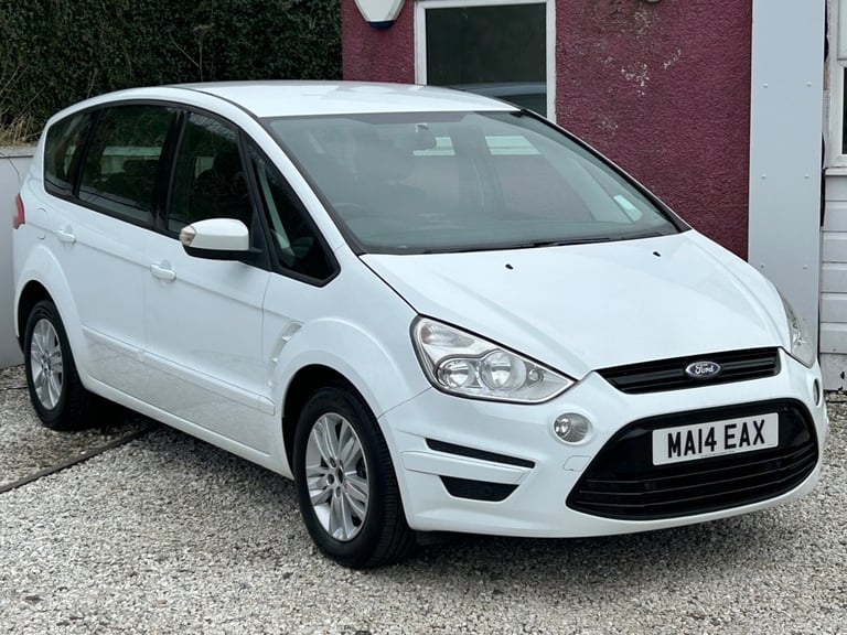 2014 Ford S-Max 1.6 TDCi Zetec 5dr (1 year warranty and breakdown cover) MPV Diesel Manual