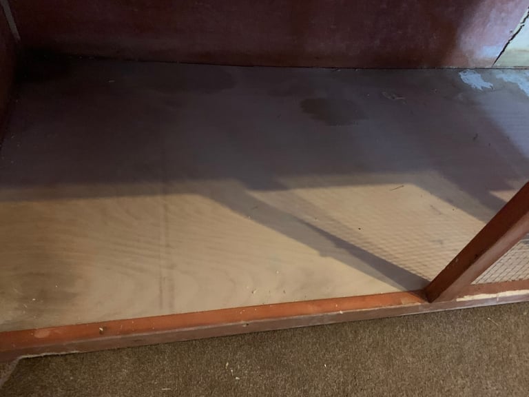 Large double rabbit / pet hutch / cage