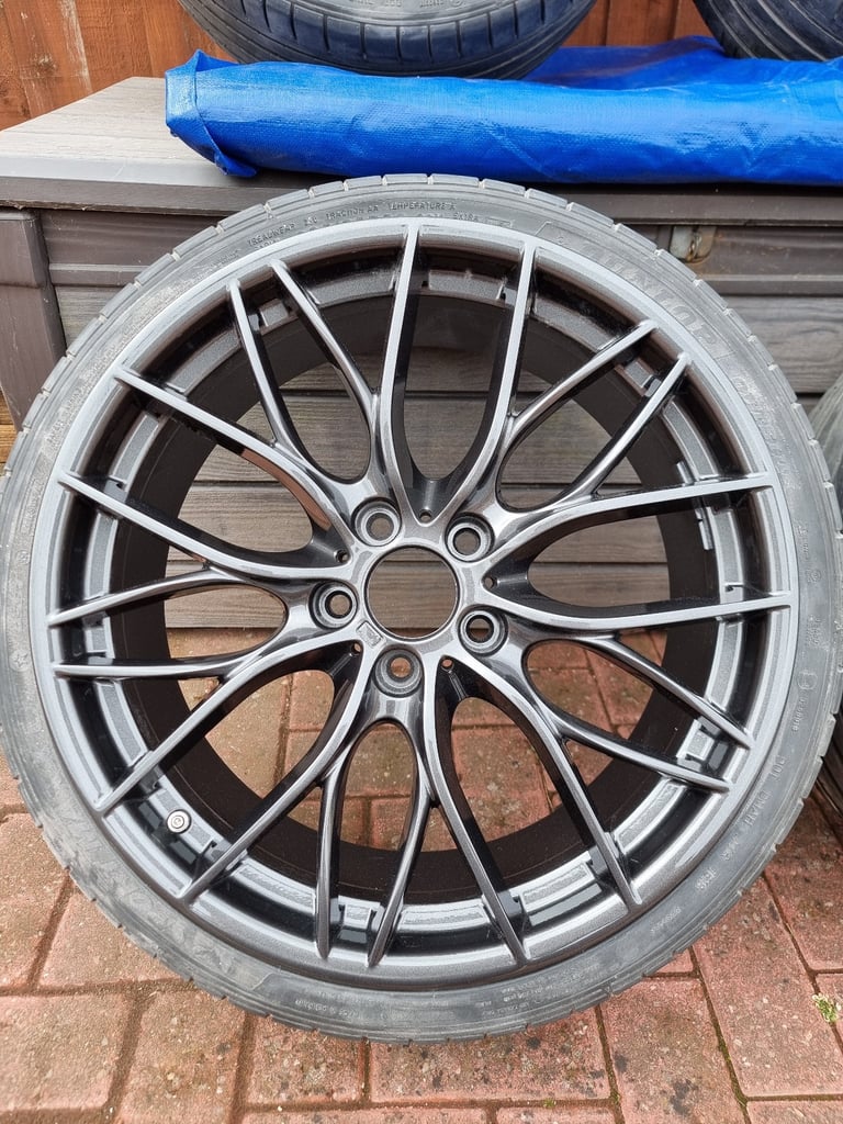 Genuine BMW M Performance 405m’s Alloy Wheels Set 20’ + Part Worn Orbit Grey - Refurbished