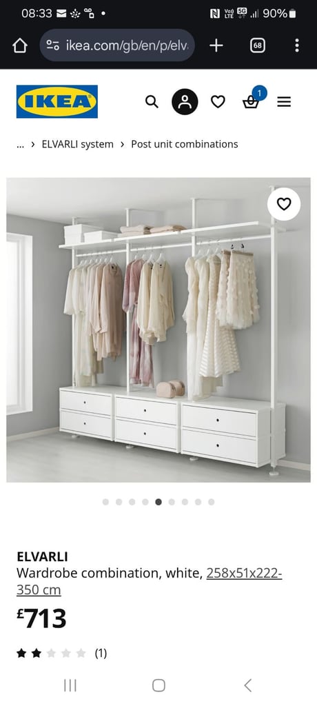  IKEA ELVARLI Wardrobe combination