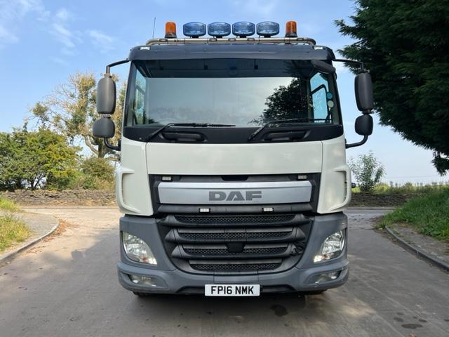 2016 16 DAF CF 400 Euro 6 6x2 sleeper cab 21ft6 dropside FASSI F155 remote crane