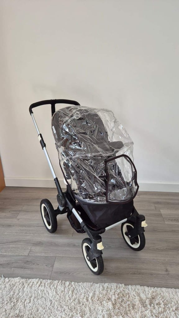 Bugaboo Buffalo Pram & Pushchair – All-Terrain, Fully Equipped + Britax Car Seat
