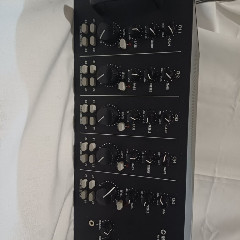 image for Monacor pa 12040 4 zone matrix pro amplifier 