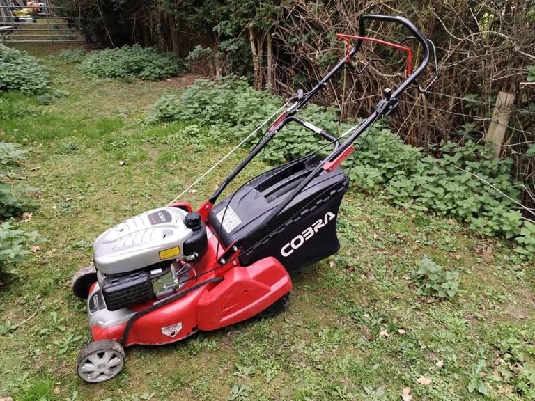 image for Cobra rm40 self propelled petrol roller lawn mower costs £320 online now. See photo 3