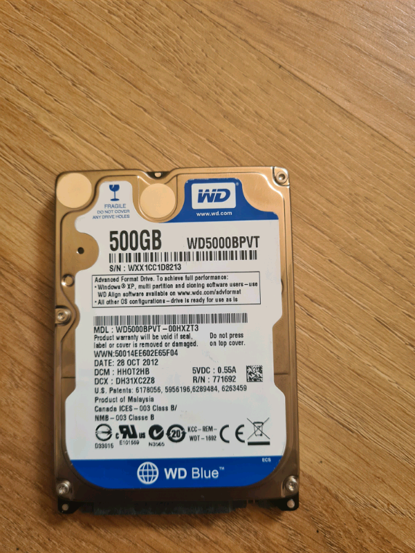 Mixed Hdd hard drives 1TB=£10 500GB=5