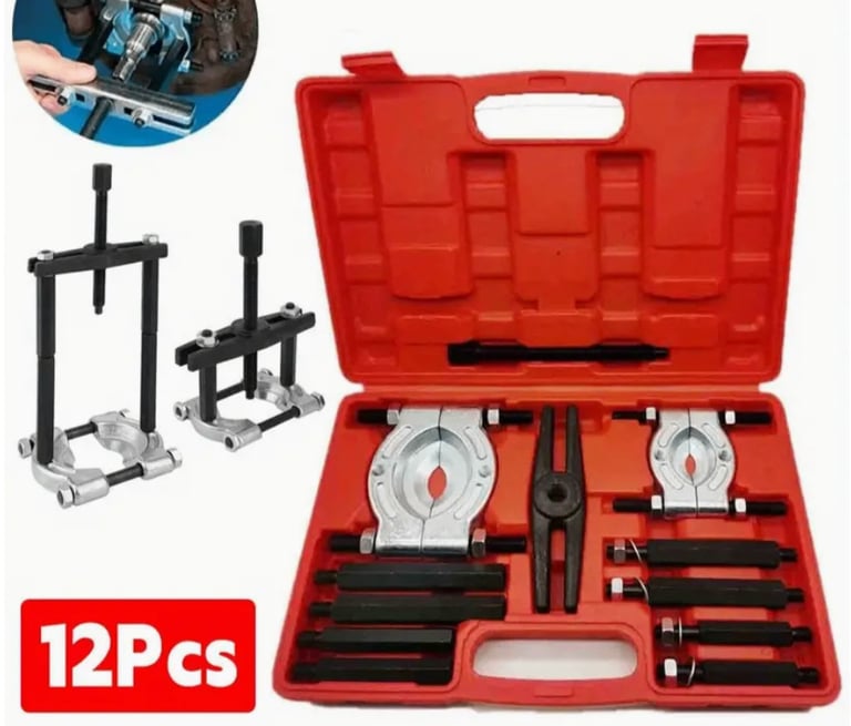 image for 12pcs Gearbox Bearing Splitter Kit Gear Puller Fly Wheel Separator Removal TOOL