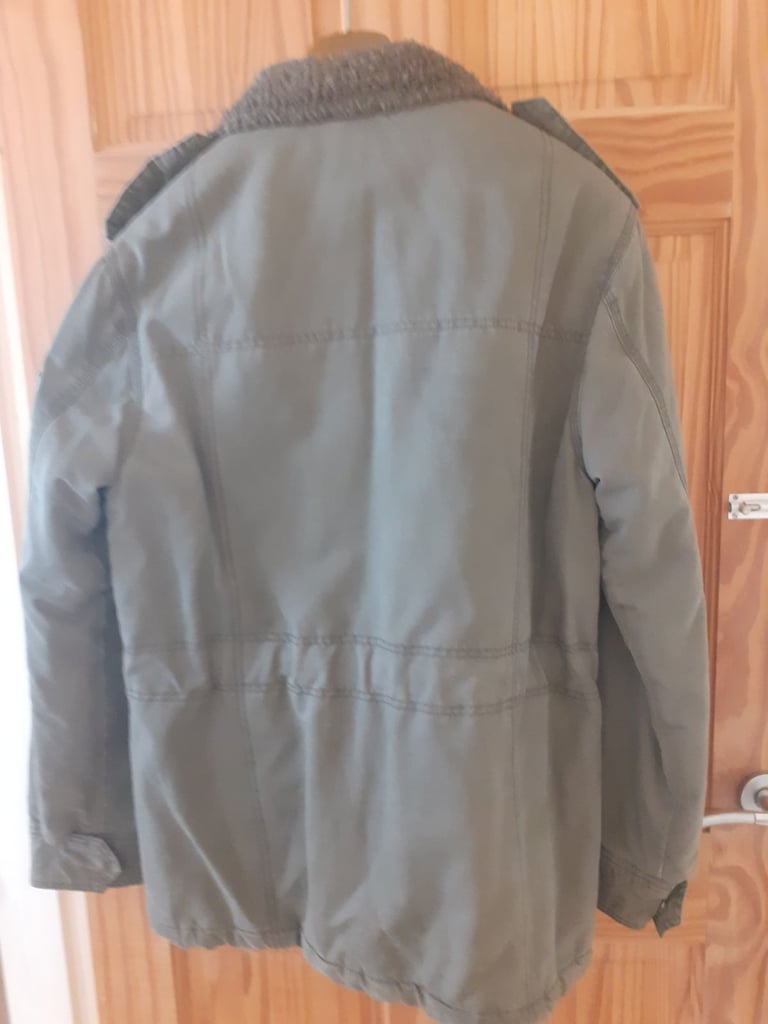 KHAKI COLOURED HEAVY JACKET 