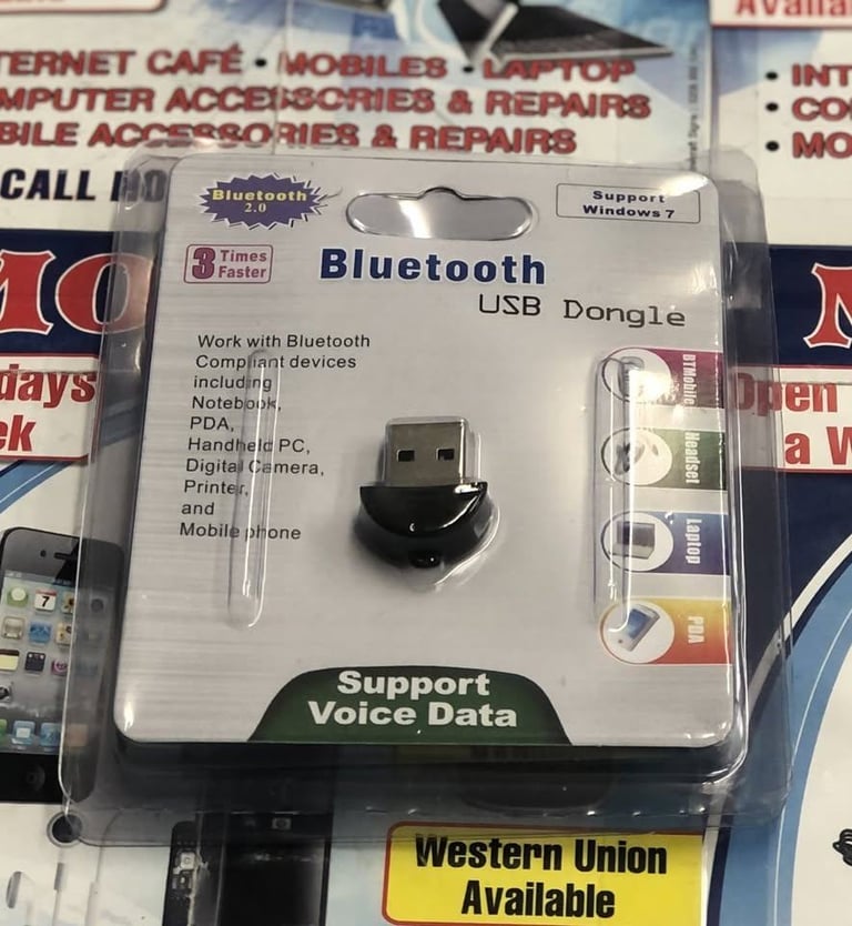 Wireless Bluetooth Dongel for laptops and PC available