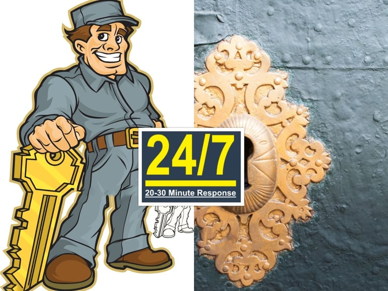 24/7 Locksmith Emergency Lockout Door Opening Installation Fitting Replacement Repair Service