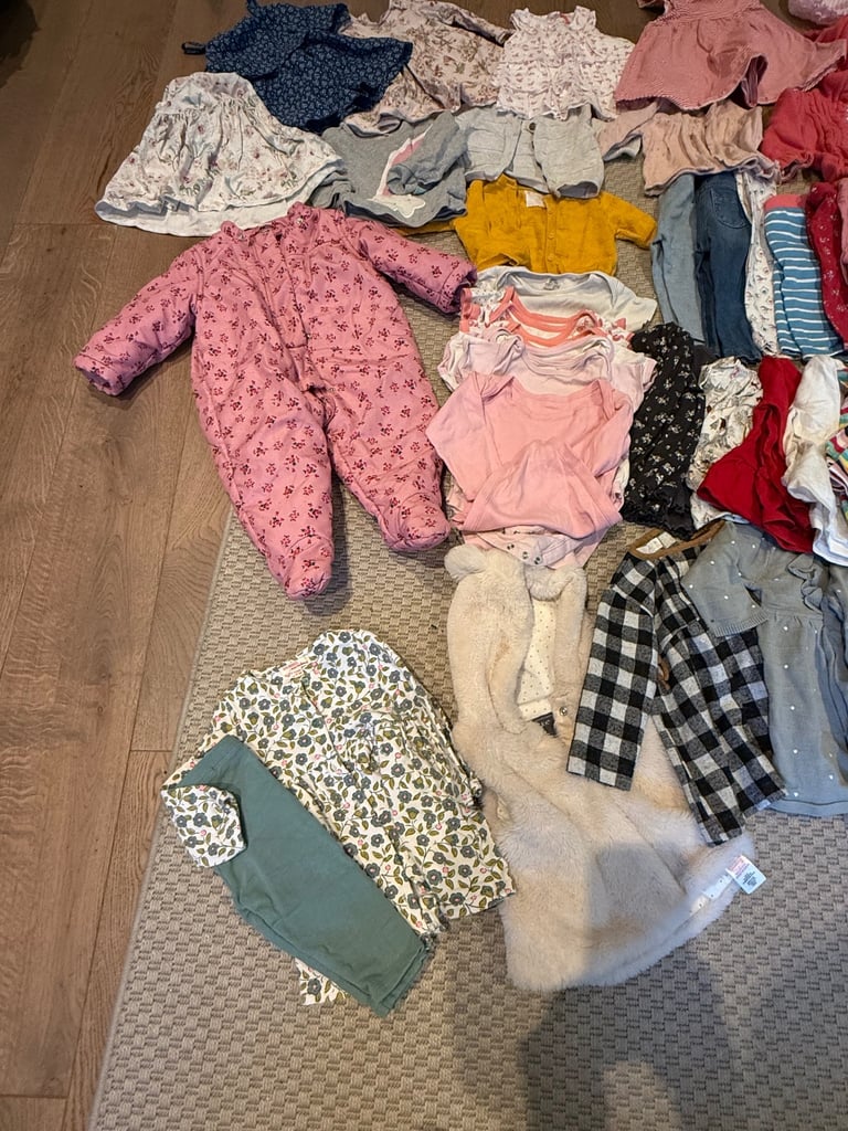 6-9 months baby girl bundle 70+ items postage incl.