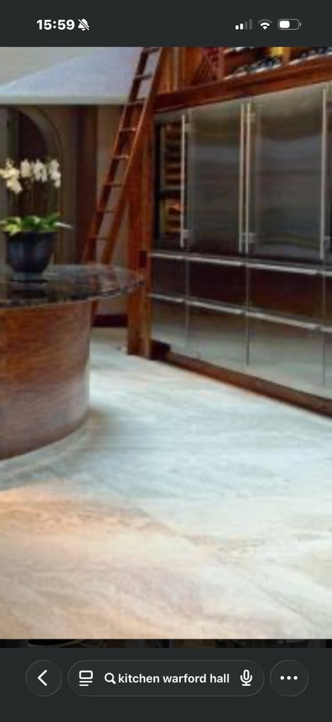 Custom Made Wine Rack,Ladder Sub  Zero fridge, freezer, chiller by Brookman for Smallbone 