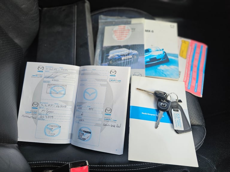 ★MAZDA MX-5 1.8-vvt ★76K! RARE BLACK/PURPLE COLOUR! EXCELLENT EXAMPLE! MX5 ROADSTER 146BHP MK2.5 