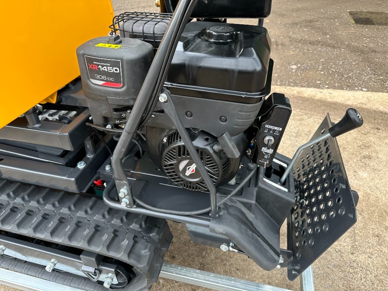Brand New 500KG Petrol High Tip Track Dumper barrow  *VIDEO * Key Start 