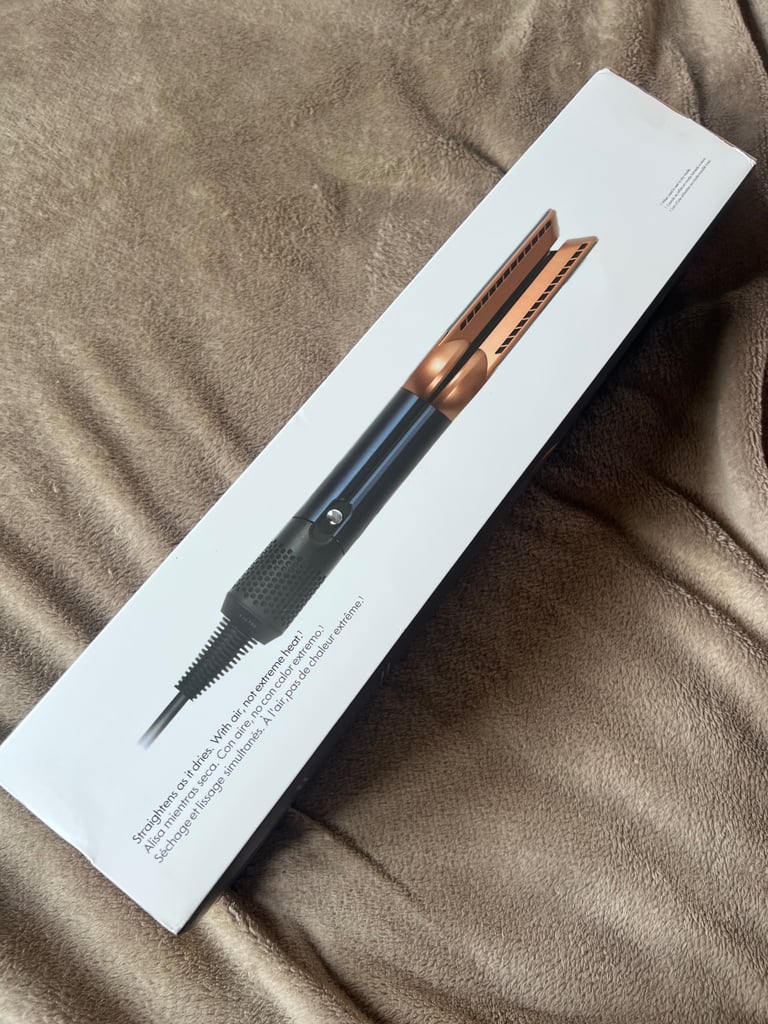 image for Hair Dry to Straight Styler - Navy and Gold