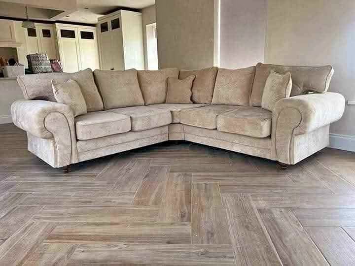 Brand New Verona Fabric Corner & 3+2 Seater Sofa Set - Delivery Across the UK