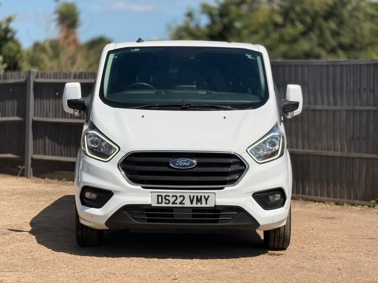 image for 2022 Ford Transit Custom 2.0 EcoBlue 130ps Low Roof D/Cab Limited Van 17K MILES  PANEL VAN Diesel...