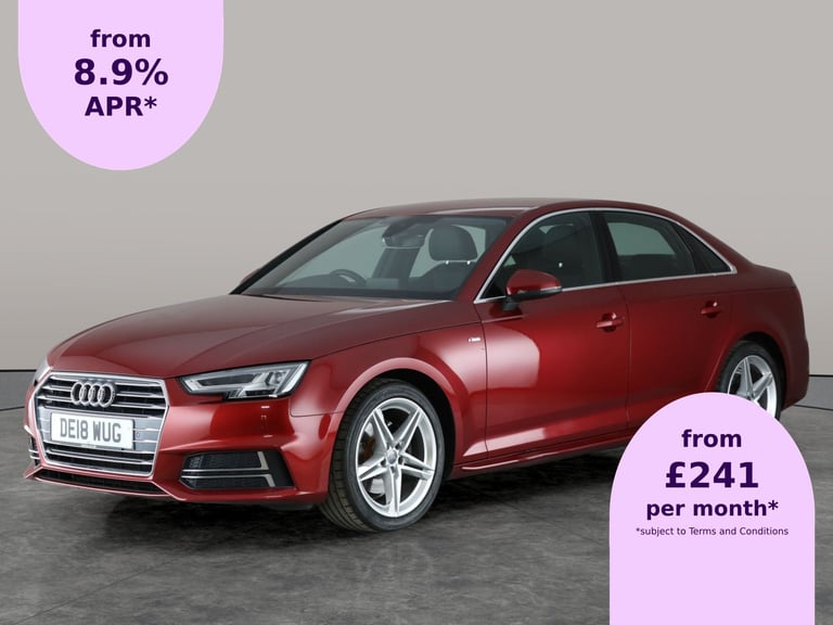 image for 2018 Audi A4 1.4 TFSI S line Saloon 4dr Petrol S Tronic Euro 6 (s/s) (150 ps) - DRIVING  Saloon P...