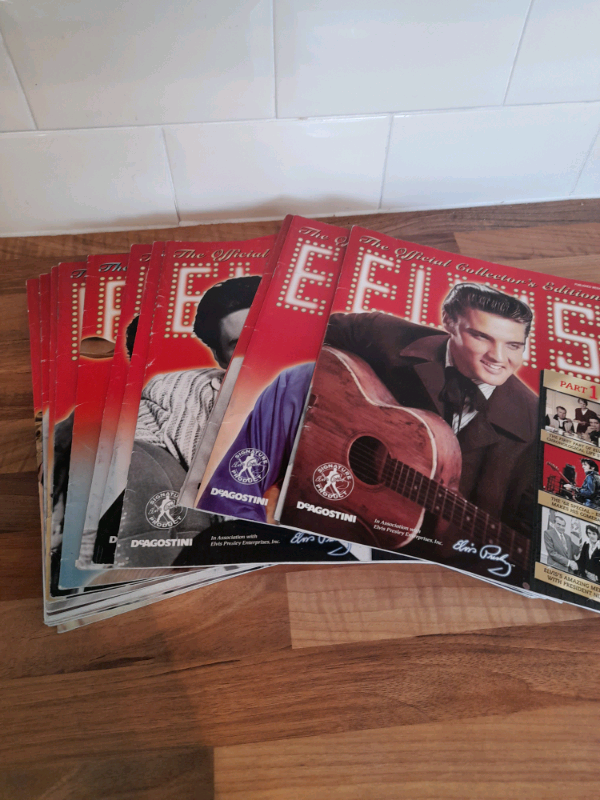 17 Official Elvis Collectors magazines.