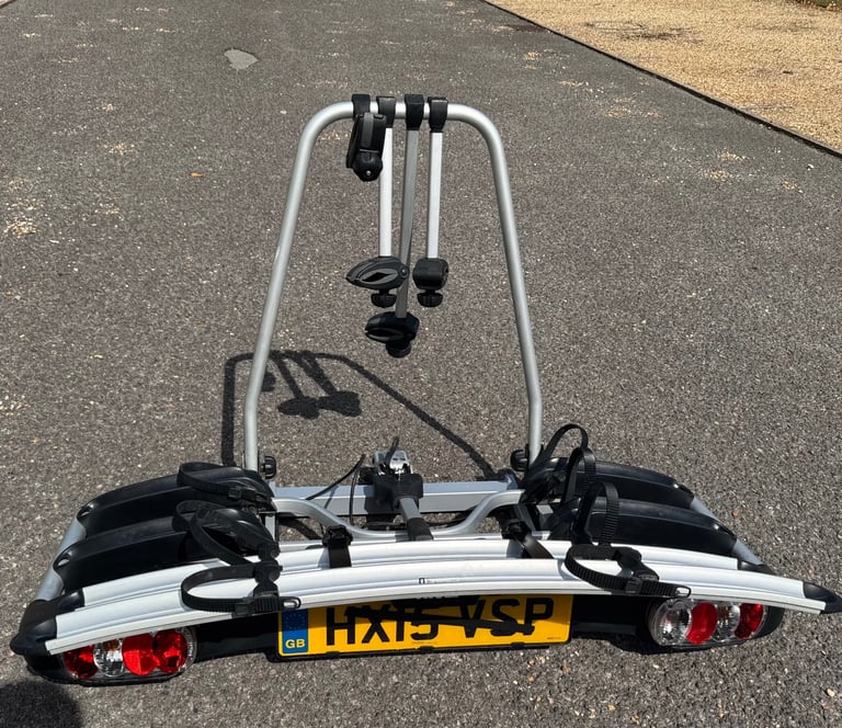 image for 4 bike Thule EuroClassic 909 Bicycle Carrier + 9081 4th adapter rack e electric