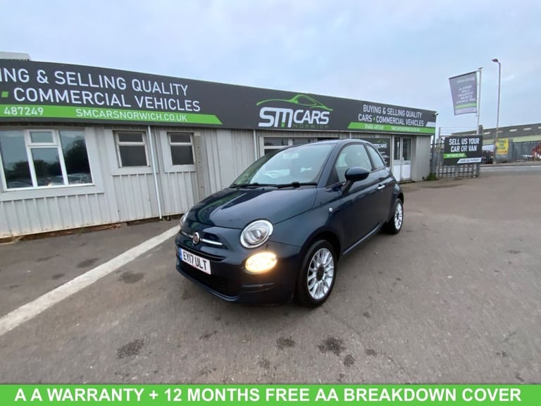 image for 2017 Fiat 500 1.2 ECO Pop Star Hatchback 3dr Petrol Manual Euro 6 (s/s) (69 bhp) Hatchback Petrol...