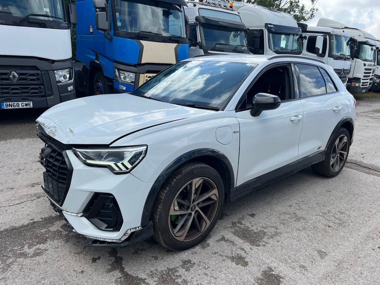 2022 71 AUDI Q3 S LINE BLACK EDITION S TRONIC HYBRID ELECTRIC DAMAGED SALVAGE