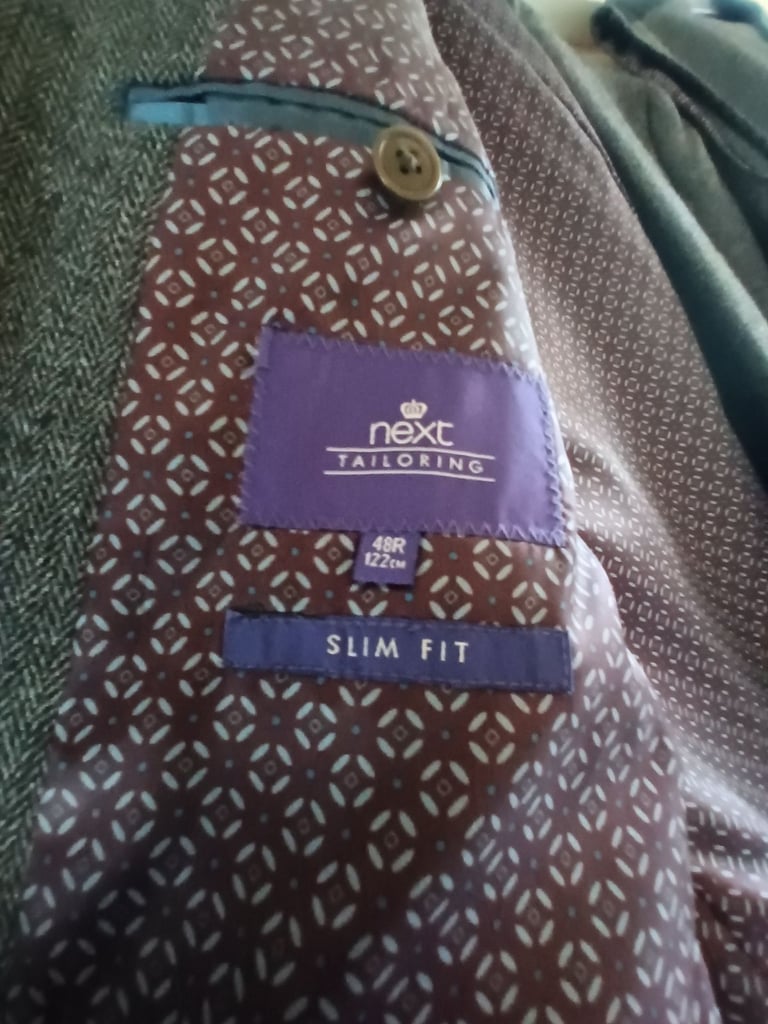 New Next Tailoring Quality Grey three-piece suit collect Farlington with cash Never worn 