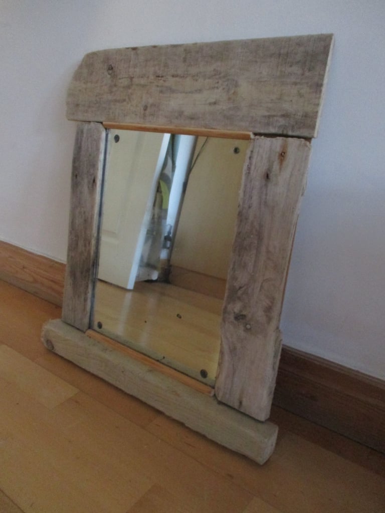 DRIFT WOOD VINTAGE MIRROR 52cm x 58cm COLLECTION ONLY