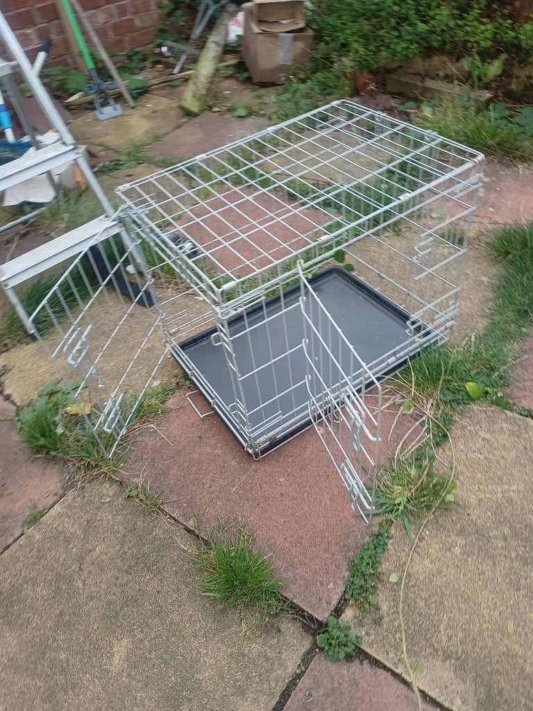 image for Quality Dog Cage has Plasticated Finish 2ft x 17 inches wide and 19 high can deliver 