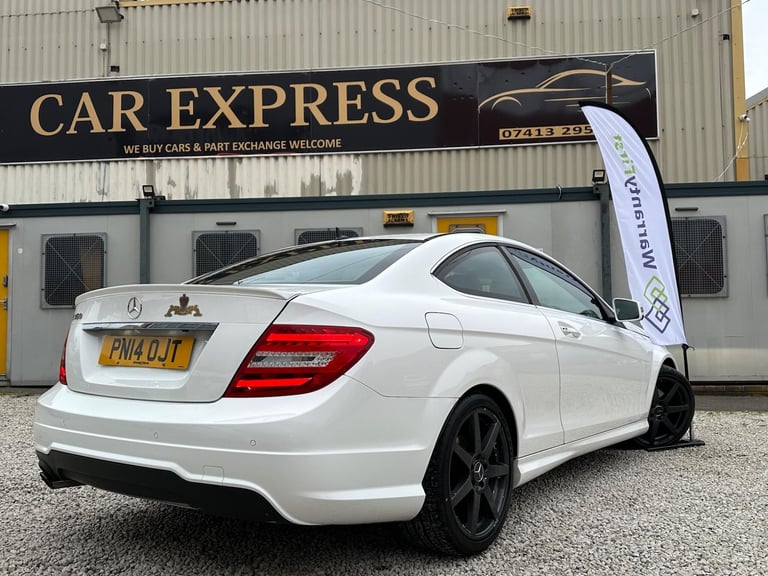 2014 Mercedes-Benz C Class 1.6 C180 AMG Sport Edition G-Tronic+ Euro 6 (s/s) 2dr COUPE Petrol Aut...