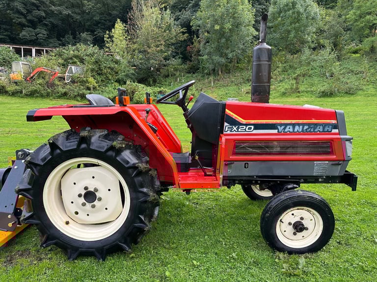 YANMAR FX20 2WD Compact Tractor & New 4ft Flail Mower *** WATCH VIDEO *** 20 HP * * 426 hours
