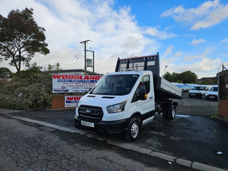 2020 ON 20 PLATE FORD TRANSIT 350 LEADER 130BHP TDCI RWD LWB TIPPER PICK UP ULEZ