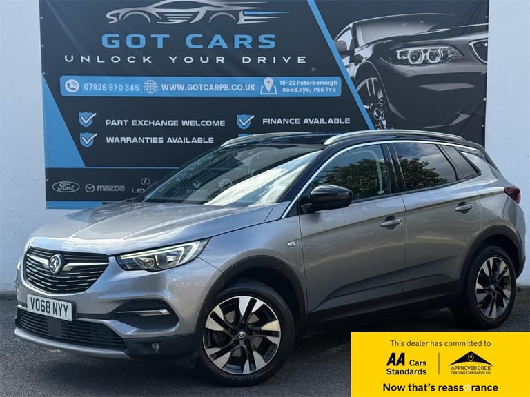 image for  Vauxhall Grandland X 1.2 Turbo Sport Nav Euro 6 (s/s) 5dr Petrol Manual