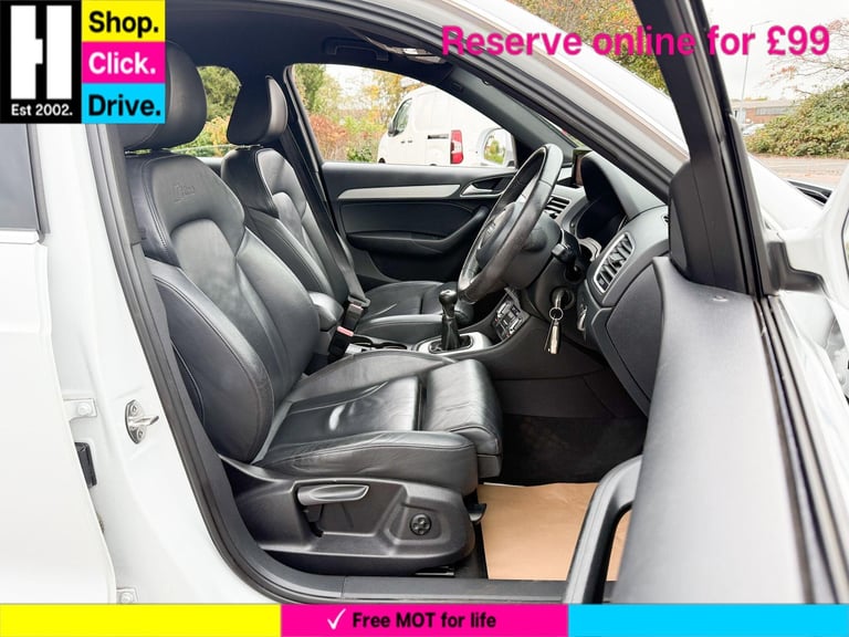 2012 Audi Q3 2.0 TFSI S line SUV 5dr Petrol Manual quattro Euro 5 (s/s) (170 ps) ESTATE Petrol Ma...