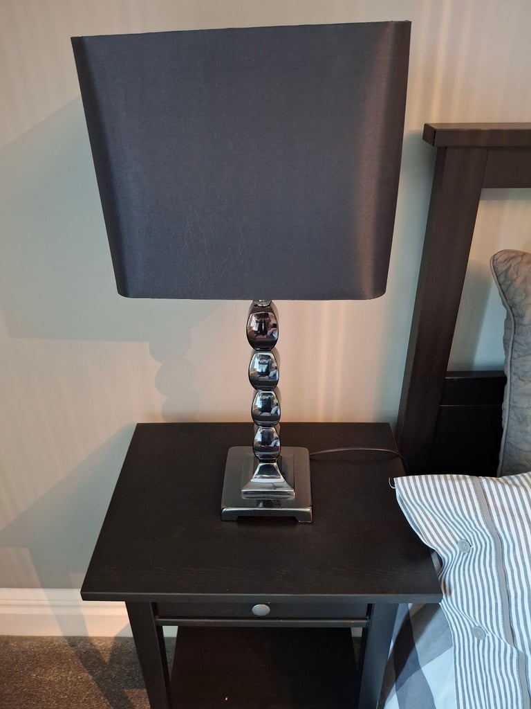 image for Set of 2 black lamps