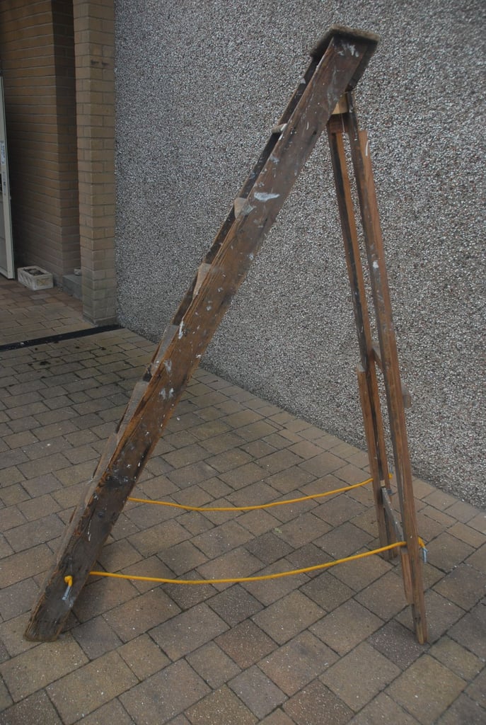 Two Traditional Wooden Step Ladders (Prestige, CCM)