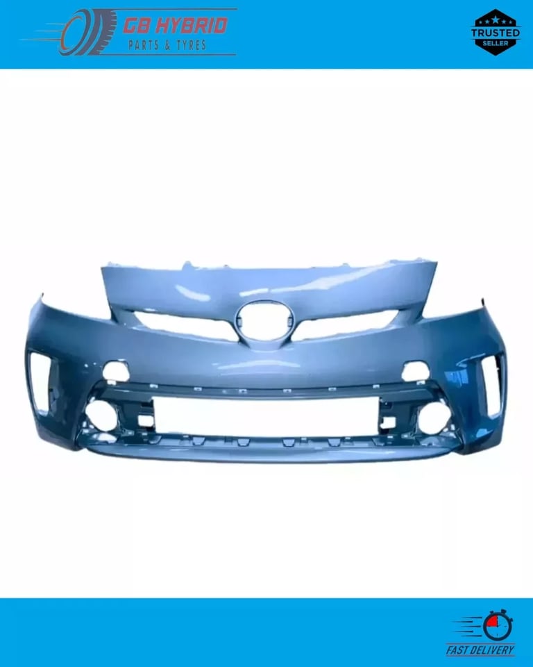 New Toyota Prius 2012-2015 Front Bumper Blue (Paint 8s6)