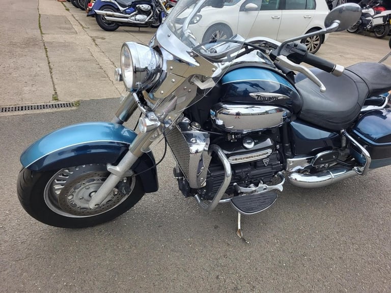 2007 57 TRIUMPH ROCKET 111 3 TOURING 23 BLUE CLASSIC CRUISER TOURER CLEAN