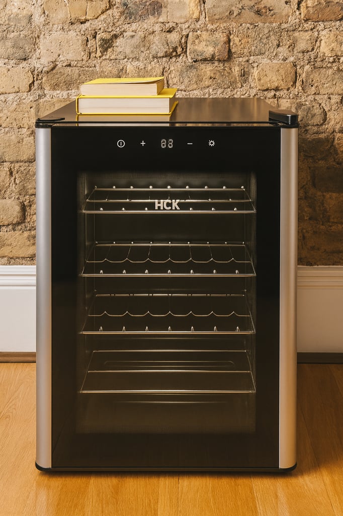 image for Wine Cooler – 24 Bottle Capacity, Excellent Condition (HCK SC-70E 70L)