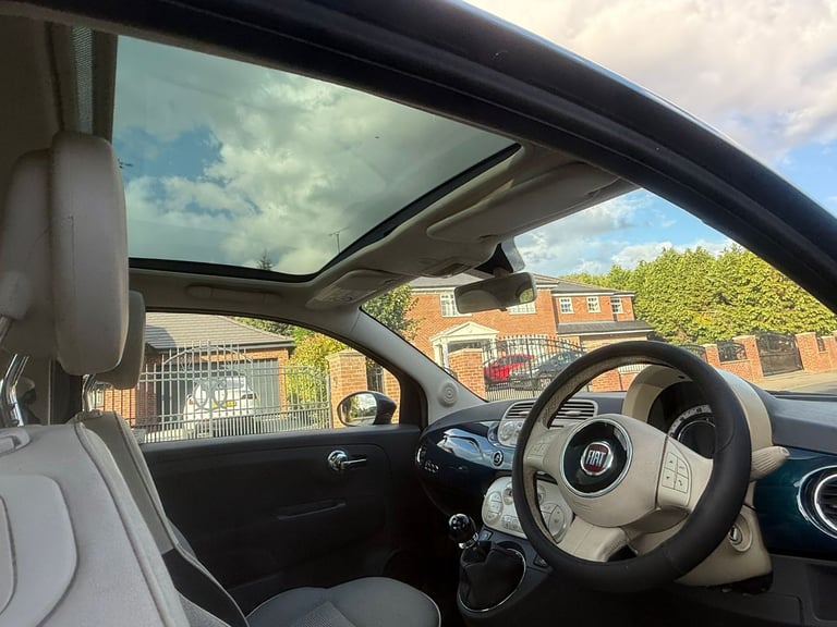 Fiat 500 1.2 Lounge Euro 6 (s/s) 3dr with 10 Months MOT&FSH&Panoramic Roof&Leather Seats&£35 Tax Yr