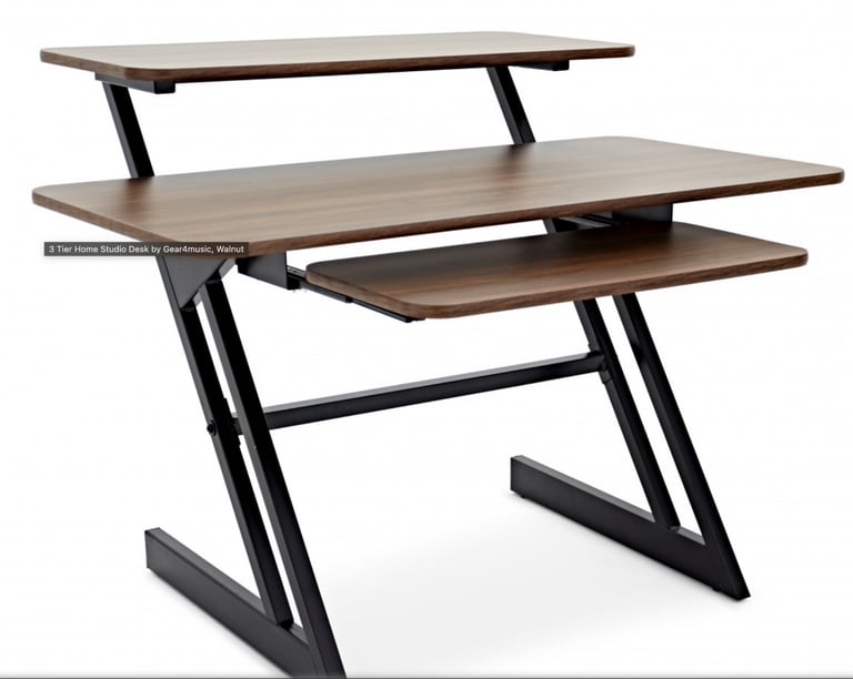 3 tier music studio desk