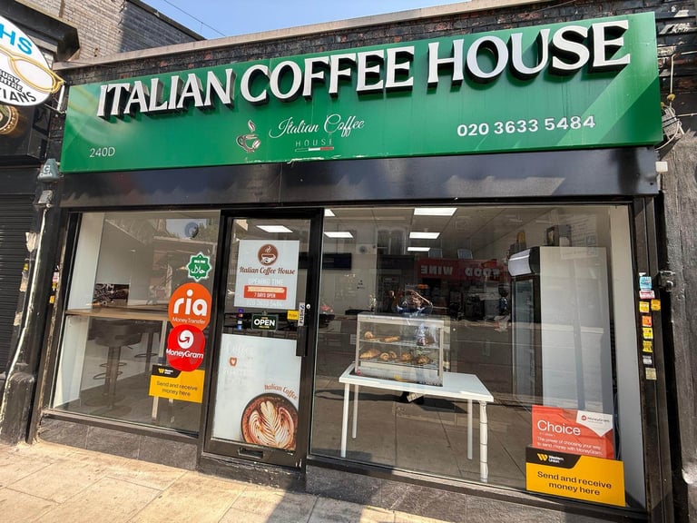Coffee Shop Lease for Sale in Finsbury Park – Long Lease & No Business Rates