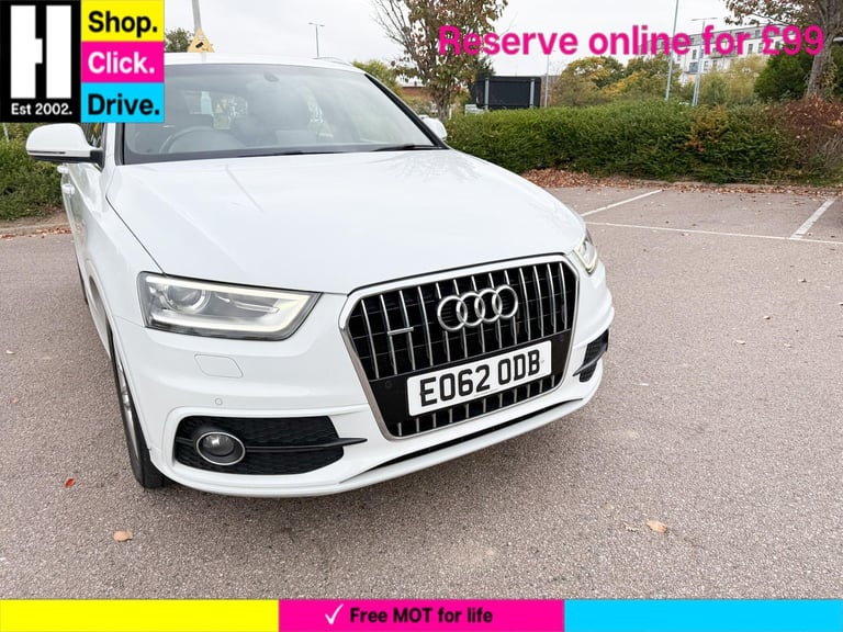 2012 Audi Q3 2.0 TFSI S line SUV 5dr Petrol Manual quattro Euro 5 (s/s) (170 ps) ESTATE Petrol Ma...