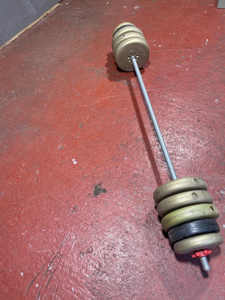 Barbell and weights 